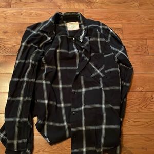 Black and white plaid